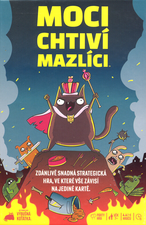 Mocichtiví mazlíci : zdánlivě snadná strategická hra, ve které vše závisí na jediné kartě
