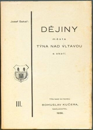 Dějiny města Týna nad Vltavou a okolí.Díl 3.,1790-1848