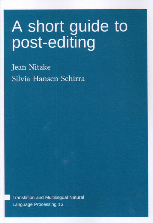 A short guide to post-editing
