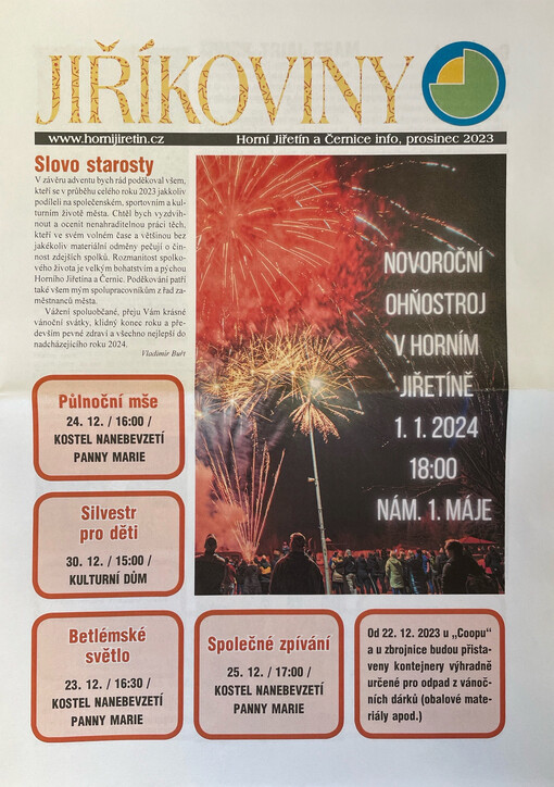 Jiříkoviny : Horní Jiřetín a Černice info