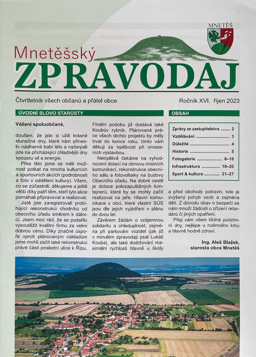 Mnetěšský zpravodaj