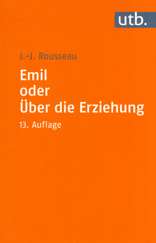 Emil, oder, Über die Erziehung