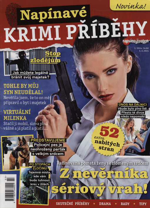 Napínavé krimi příběhy : skutečné příběhy, drama, rady, tipy