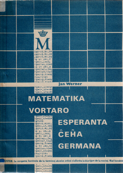 Matematika vortaro : esperanta-ceha-germana