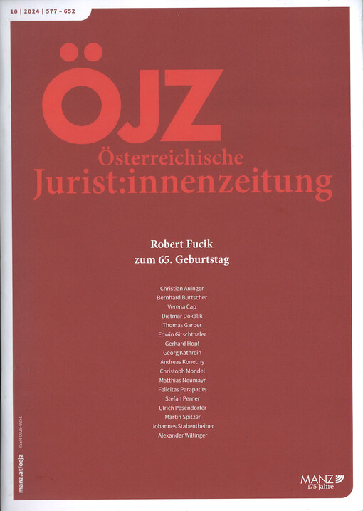 Österreichische Juristen-Zeitung