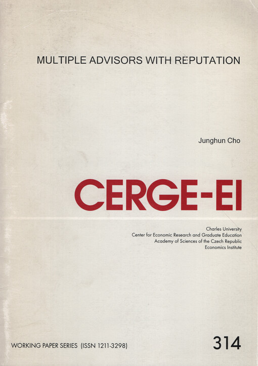 Multiple advisors with reputation