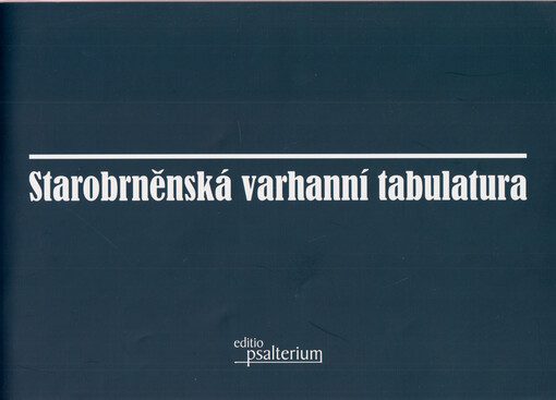 Starobrněnská varhaní tabulatura