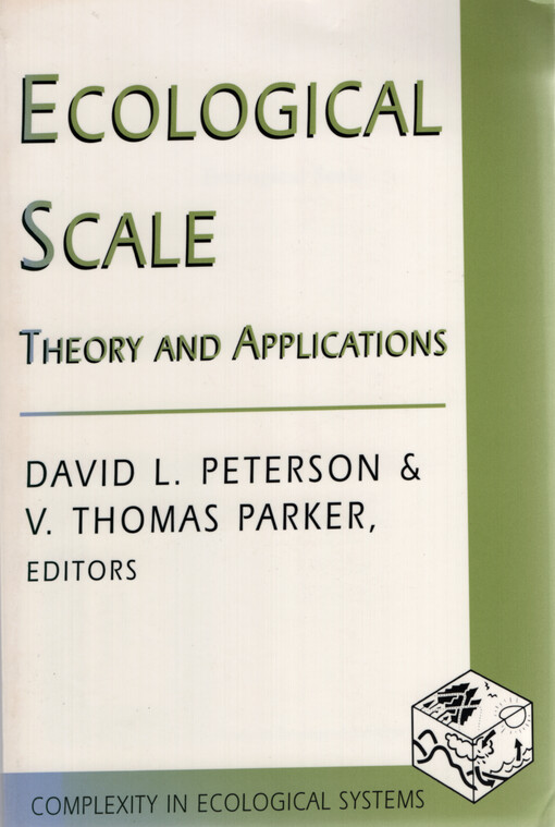 Ecological scale : theory and applications