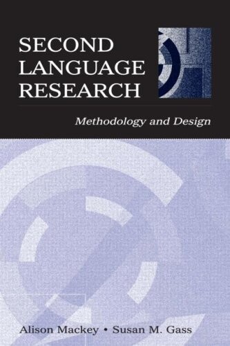 Second language research : methodology and design