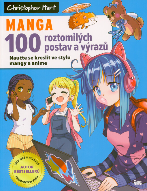 Manga : 100 roztomilých postav a výrazů : naučte se kreslit ve stylu mangy a anime