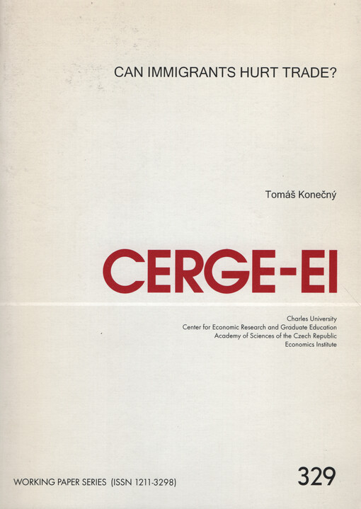 Can immigrants hurt trade?