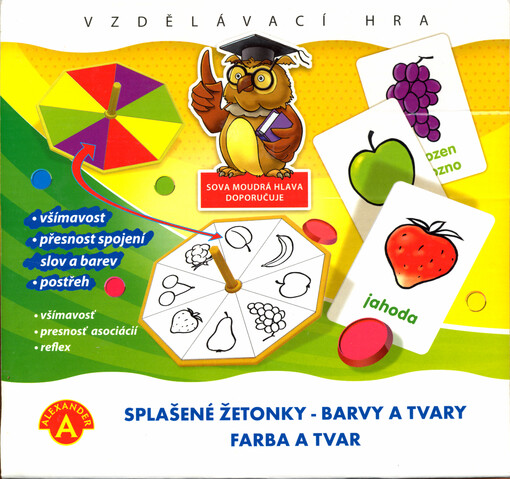 Splašené žetonky - Barvy a tvary : vzdělávací hra