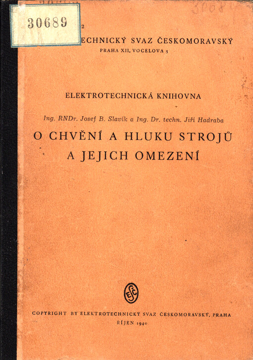 O chvění a hluku strojů a jejich omezení