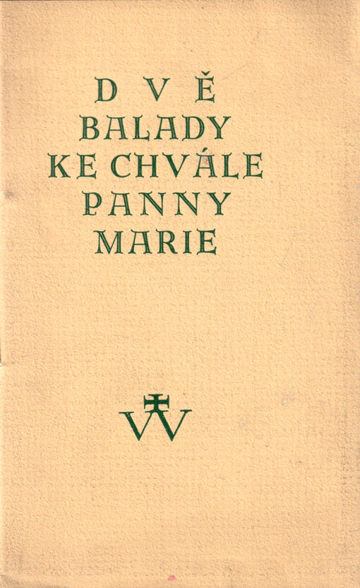 Balady ke chvále Panny Marie