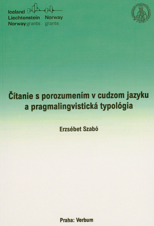 Čítanie s porozumením v cudzom jazyku a pragmalingvistická typológia