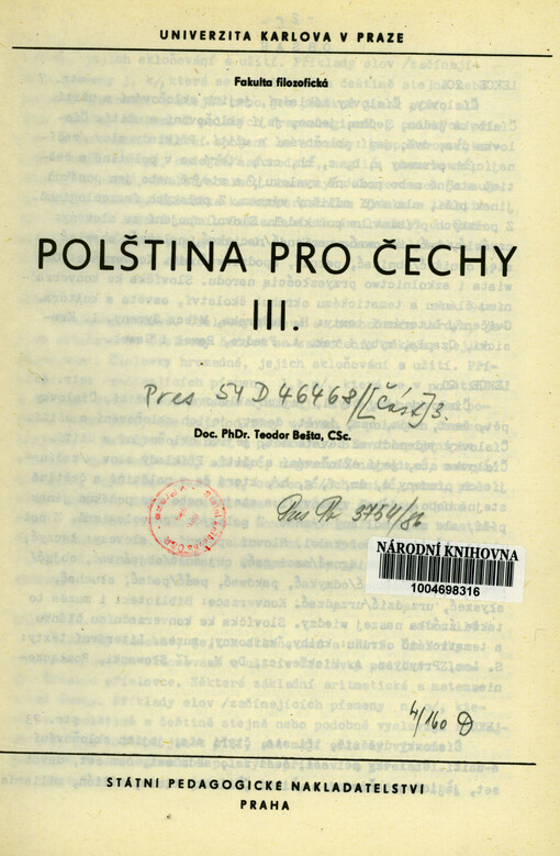 Polština pro Čechy III.