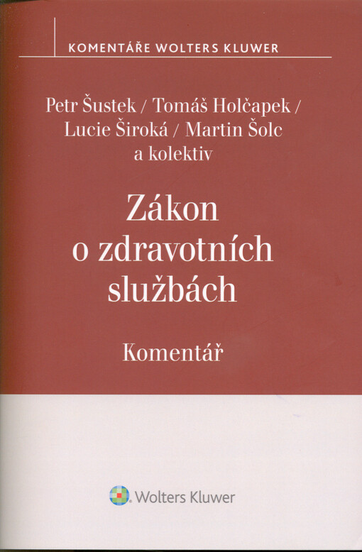 Zákon o zdravotních službách : komentář