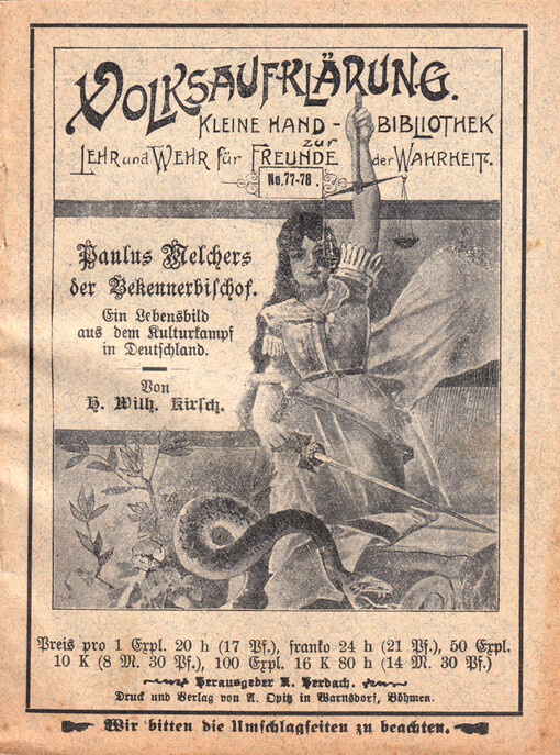 Paulus Melchers der Bekennerbischof: ein Lebensbild aus dem Kulturkampf in Deutschland