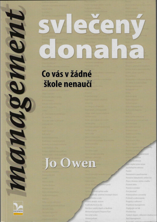 Management svlečený donaha : co vás v žádné škole nenaučí