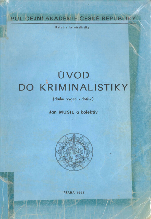 Úvod do kriminalistiky