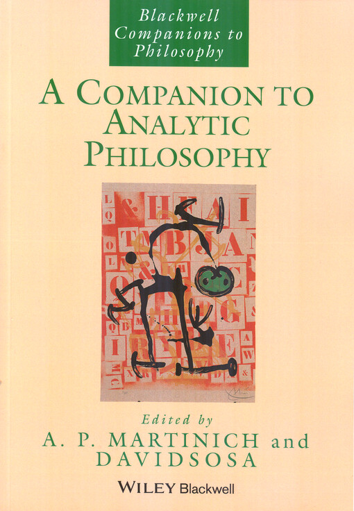 A companion to analytic philosophy