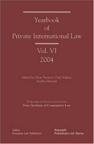 Yearbook of Private International Law
