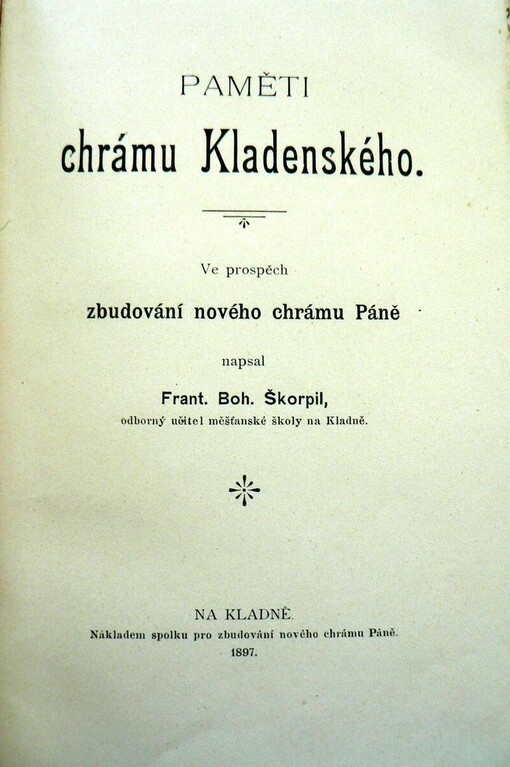 Paměti chrámu Kladenského