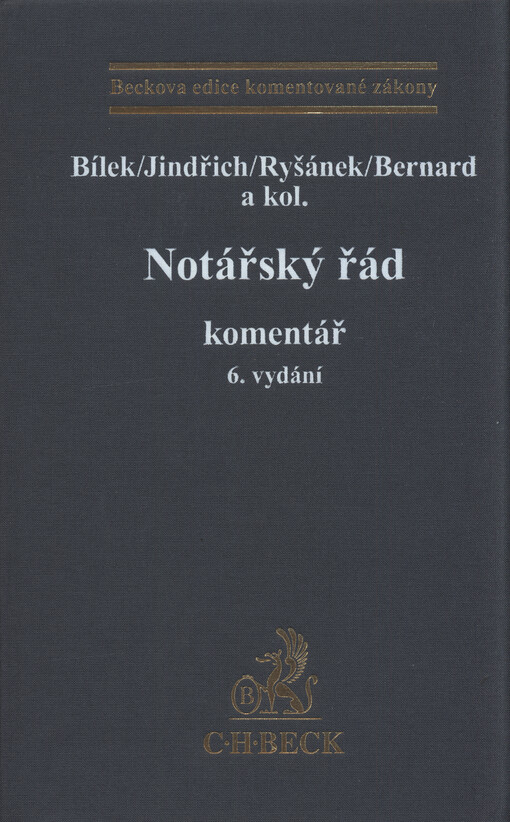Notářský řád : komentář