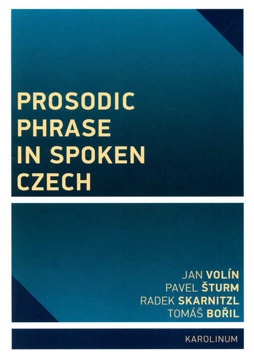 Prosodic phrase in spoken Czech