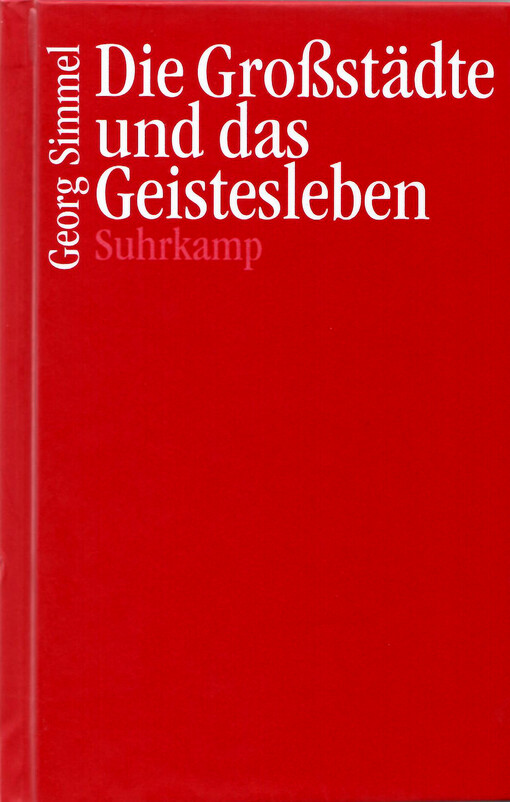 Die Großstädte und das Geistesleben