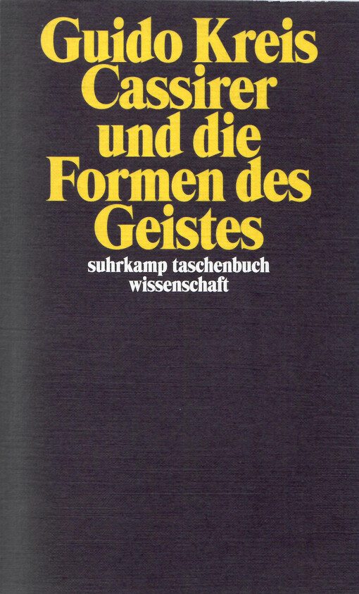 Cassirer und die Formen des Geistes
