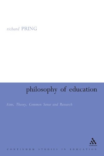 Philosophy of Education (Continuum Studies in Education)