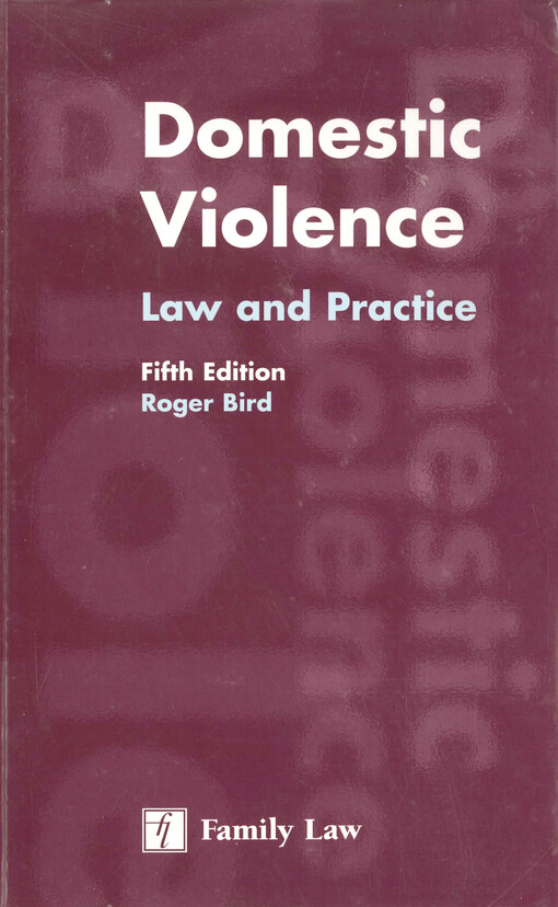 Domestic violence : law and practice