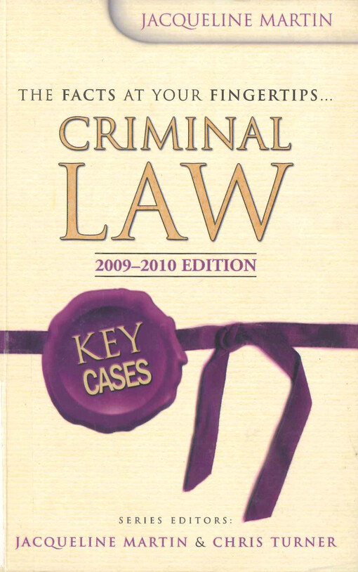 Criminal law