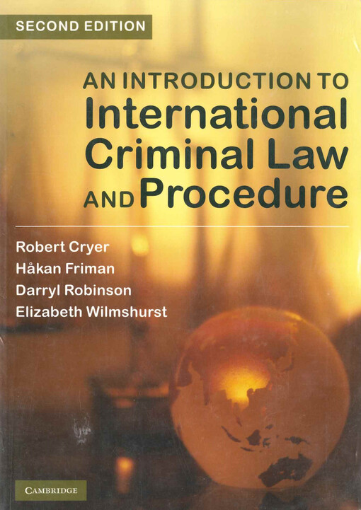 An introduction to international criminal law and procedure