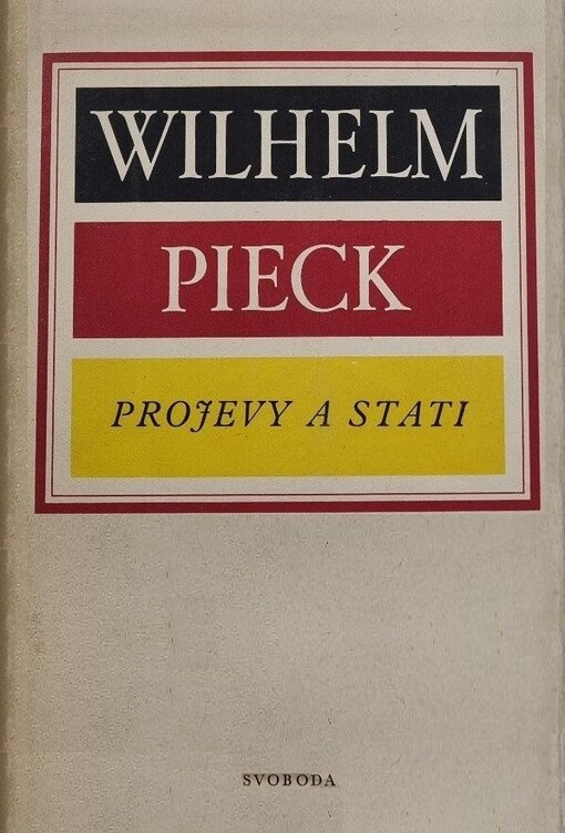 Projevy a stati :výbor z let 1935-1950