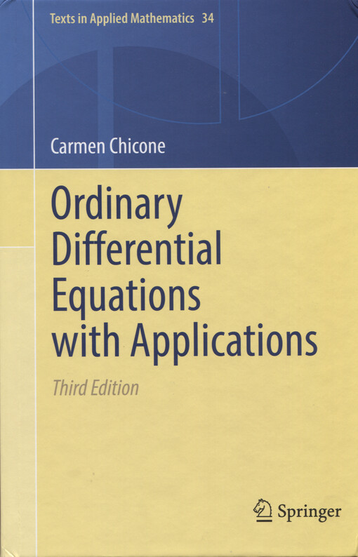 Ordinary differential equations with applications