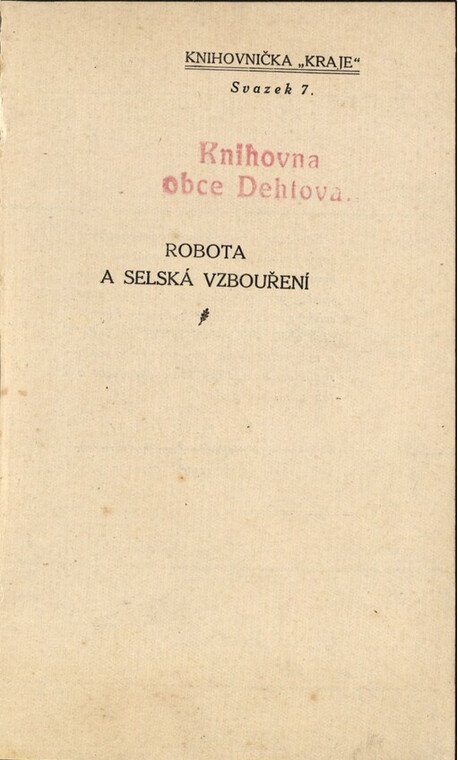 Robota a selská vzbouření