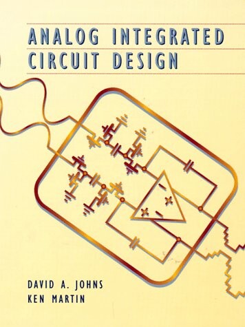 Analog integrated circuit design