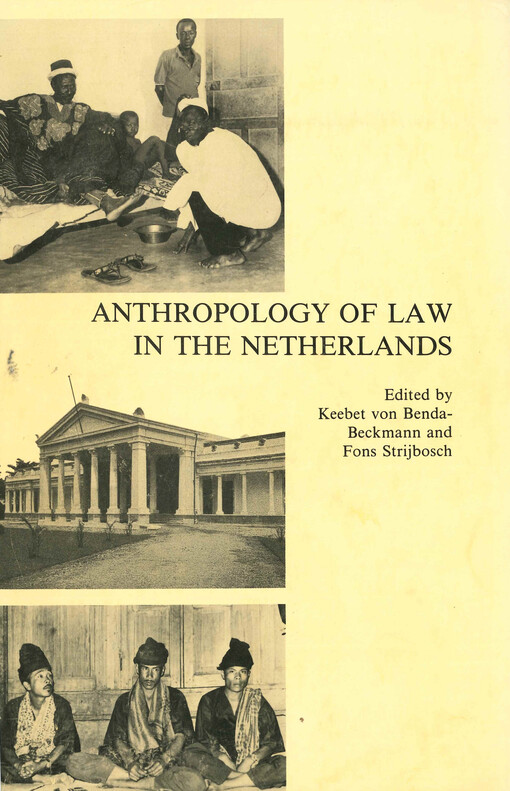 Anthropology of law in the Netherlands : essays on legal pluralism