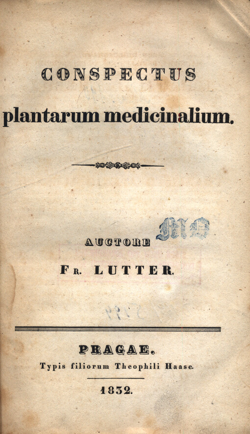 Conspectus plantarum medicinalium