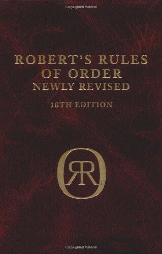 Robert's rules of order, newly revised