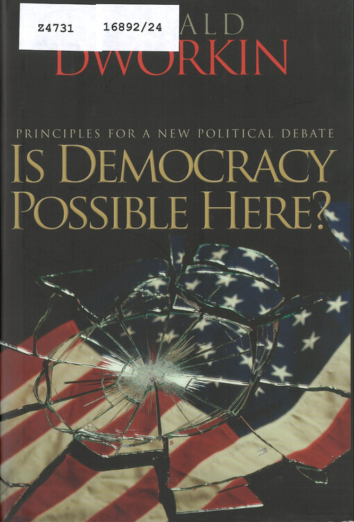 Is democracy possible here? :principles for a new political debate