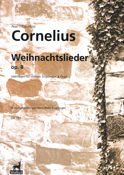 Acht Weihnachtslieder op. 8 : übertragen für mittlere Stimme & Orgel