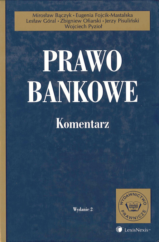 Prawo bankowe : komentarz