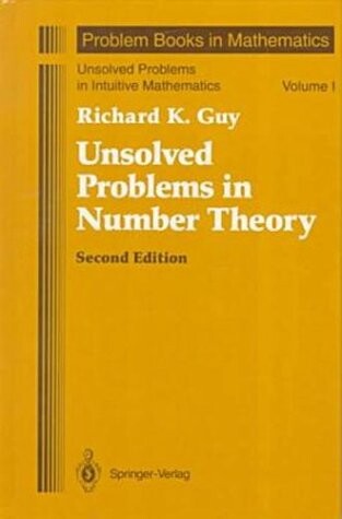 Unsolved Problems in Number Theory (Texts in Applied Mathematics) (v. 1)
