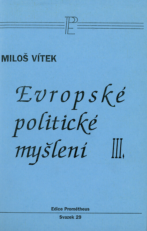 Evropské politické myšlení