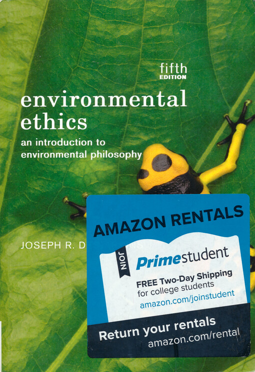  Environmental ethics : an introduction to environmental philosophy