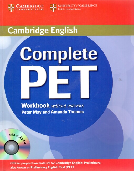 Complete PET.Workbook without answers