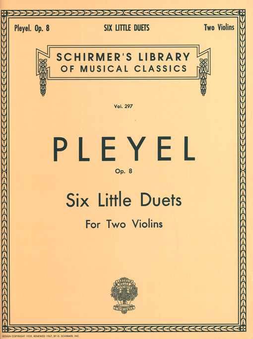 Six little duets for two violins